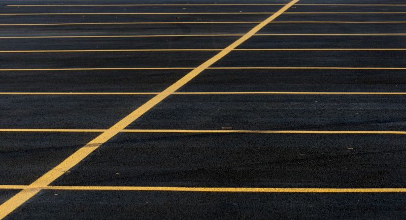 Finished Commercial Parking Lot