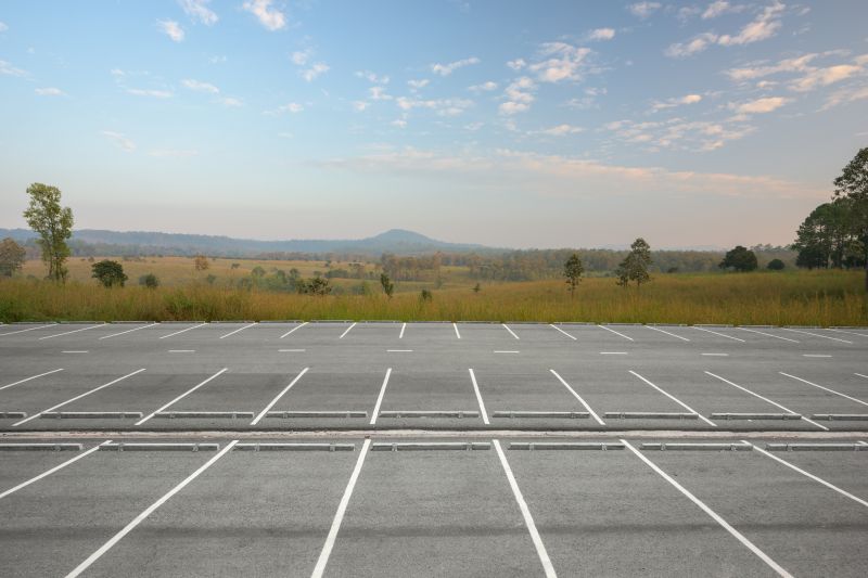 Parking Lot Blacktopping detail
